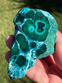 Image 1 of Malachite And Chrysocolla Polished Face #1938