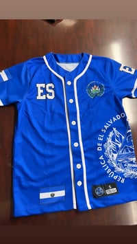 Image 1 of El Salvador Baseball Jersey ES 503