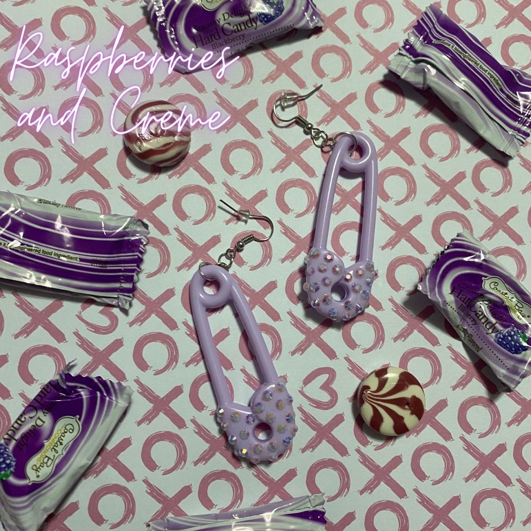 Image of Purple Vday Baby Pins 