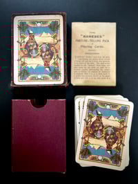 Image 9 of The Rameses Fortune Telling Cards, ancien jeu de divination anglais, 1910, très rare!!