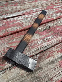 Image 1 of 2.5lb wrought/1045 dog head hammer