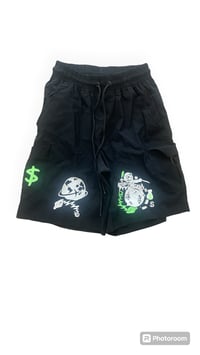 Image 1 of $$ Heals My Pain - Shorts (Black)