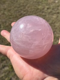 Image 7 of Star Rose Quartz Sphere #2642