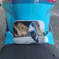 Image 1 of Printed Sweet Tin + Message on Race Bike