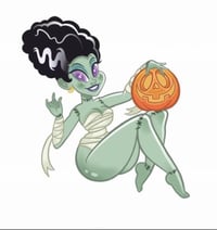 Image 2 of Bride of Frankenstein sticker