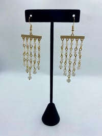 Moonstone Dangle Earrings 