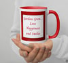 Peaceful Patio Garden Mug - Red