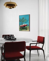 Image 12 of Painting / maleri / "Islands Brygge – Malerdrømme og tankestreger – Nokken III" / 60x75 cm