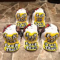 Image 1 of FUCK ICE & TRUMP hat   // 