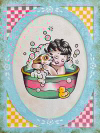 Image 1 of Bath Time Print