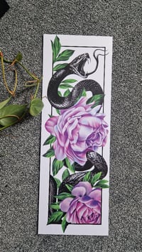 Image 1 of Snake & Peonies