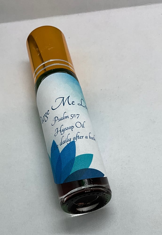 Image of Purge Me Lord Holy Hyssop Oil