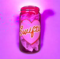 Image 3 of Swiftie Heart 16 OZ Glass Cup