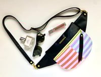 Image 2 of Striped crossbody bag 