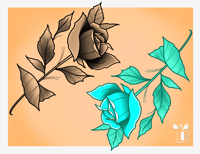 “Ice Flower” print