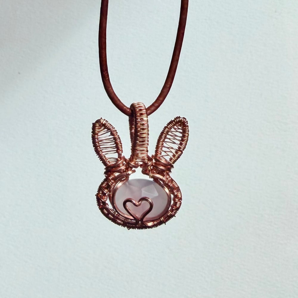 Image of Lavender Quartz Bunny for Pat F. 