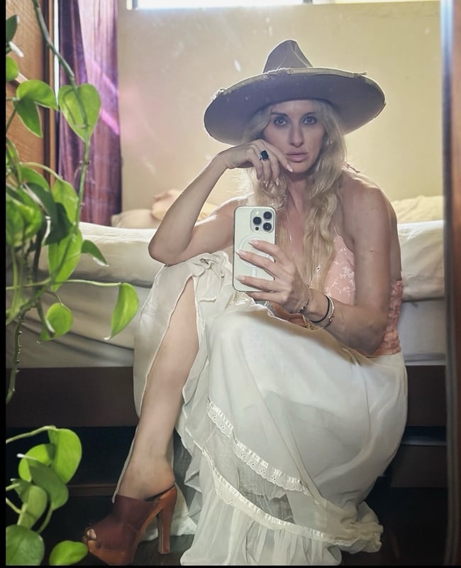 70s Gunne Sax voile maxi skirt