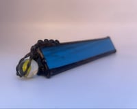 Image 1 of 🔮 Marblescope -6" Beach Blue- Handmade Stained Glass Kaleidoscope 🌈