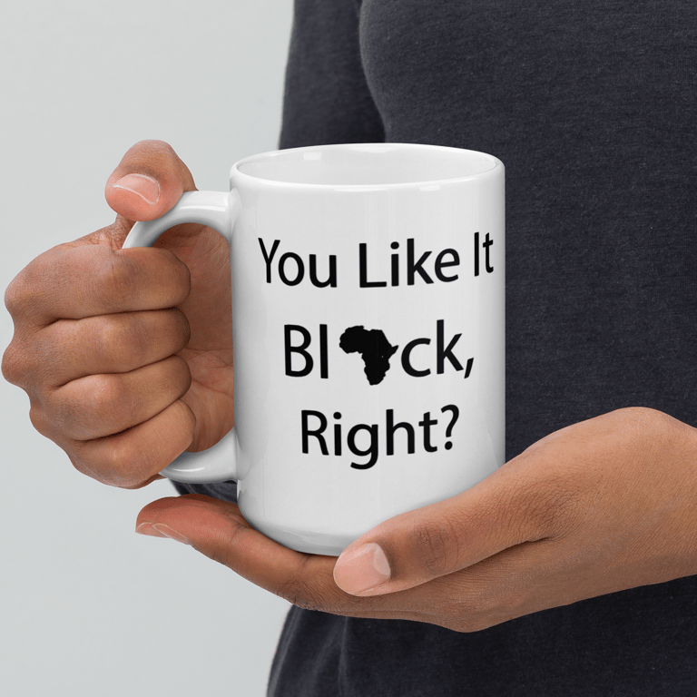 How do you like it? - White glossy coffee mug