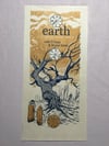 Earth Union Chapel Linocut Print