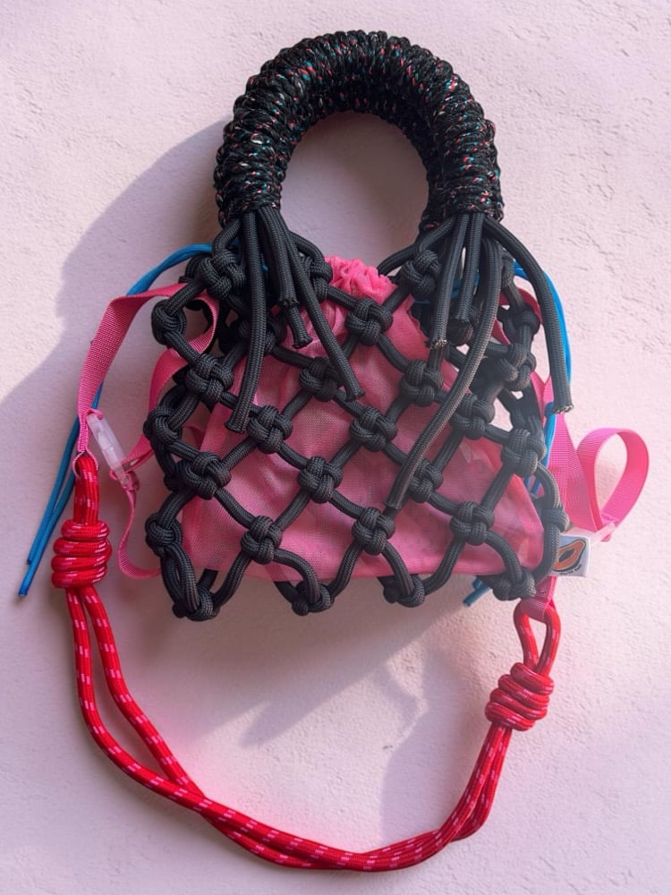 Image of Sunshine Bag- Black/pink