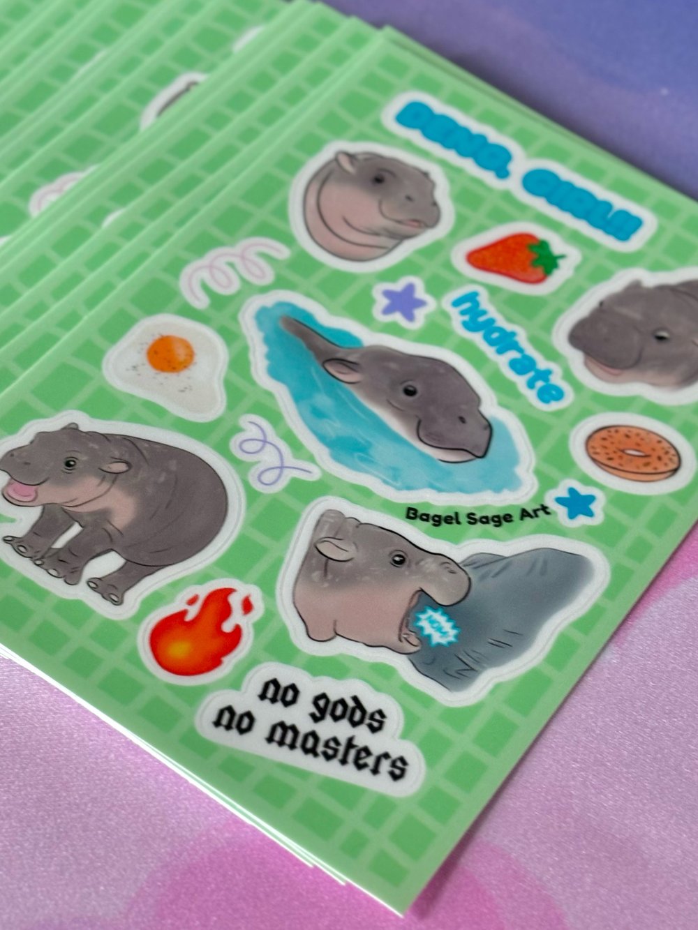 Image of Deng Girl Sticker Sheet