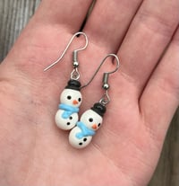 Image 2 of Snowman earrings