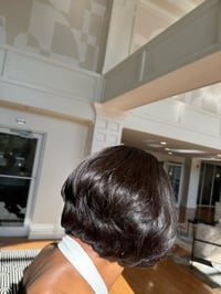 Image 2 of The 90s Bob | 9” Glueless Layered Pixie Wig with Bangs 