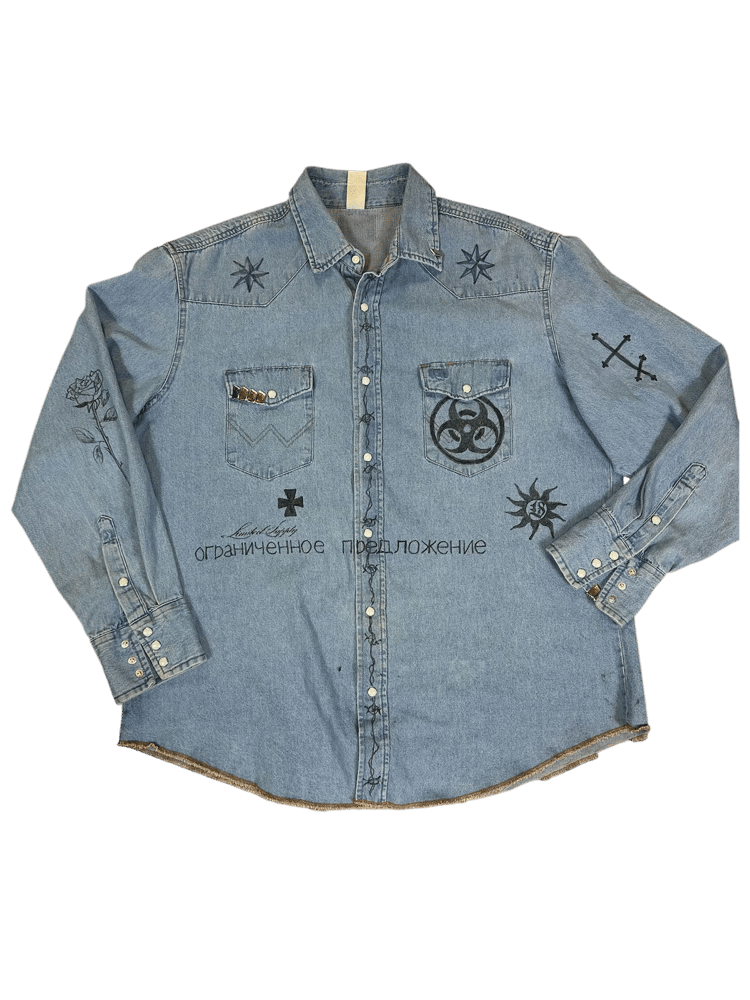 Image of Limited Supply USSR Prison Blues “tattoo” Shirt