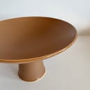 Image 1 of Pedestal Bowl in Toffee colour 