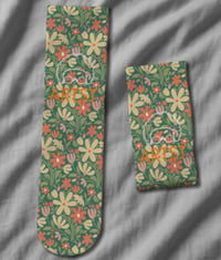 Image 3 of “Garden Party” Adult Socks