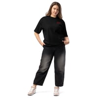 Image 4 of Somebody in Hell Loves Me Unisex Oversized Heavyweight T-Shirt