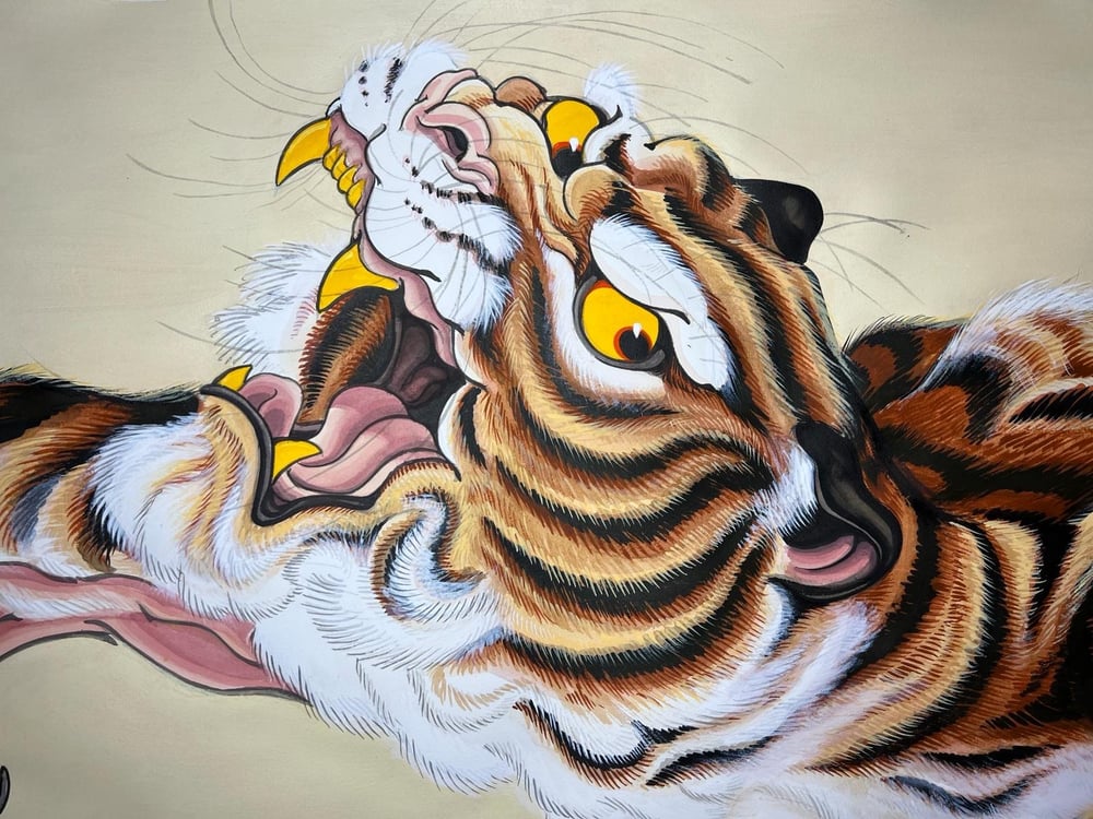Image of Tiger paint