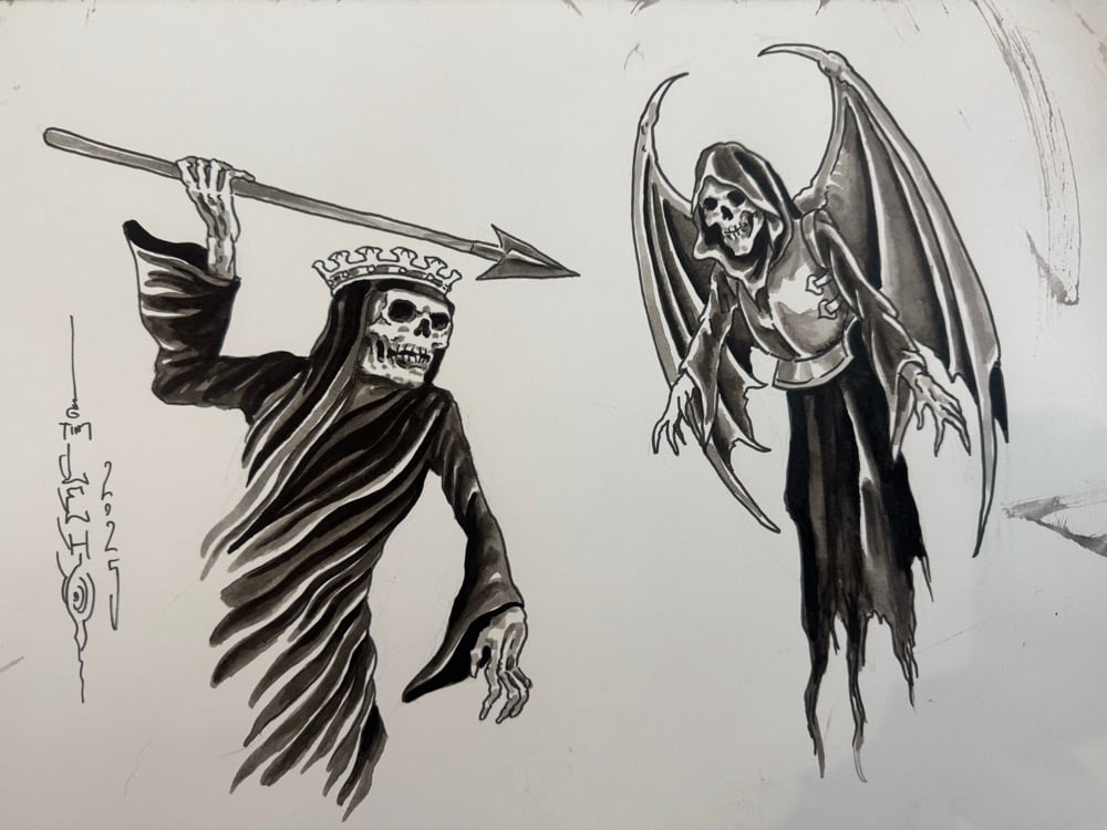 Image of Tim Lehi “Reapers & Wolves #179” Original Art