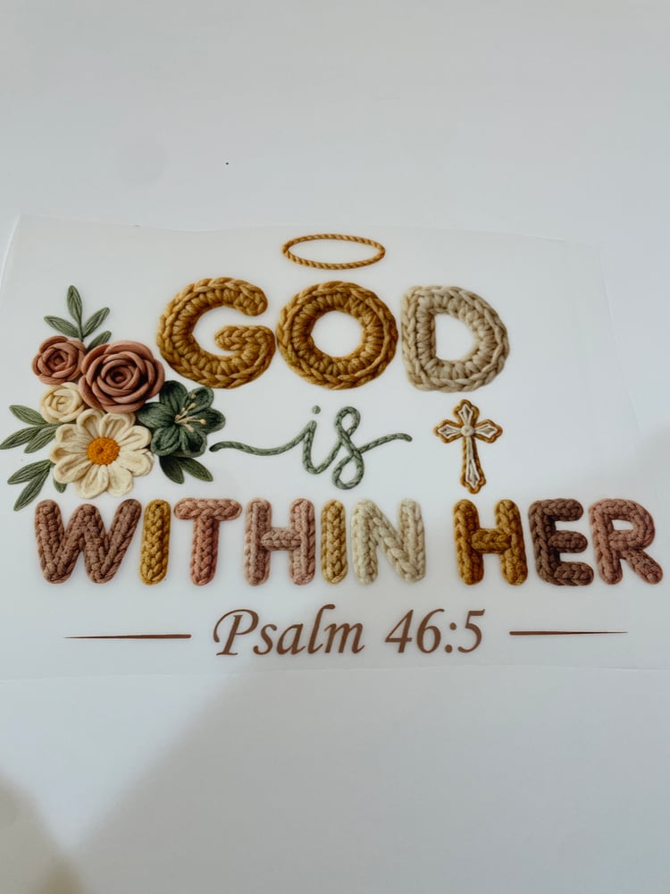 Image of God Is Within Her Psalm 46:5