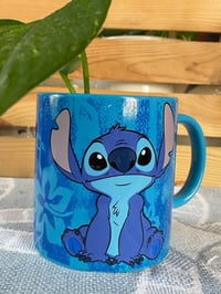 Image 1 of Marble Queen Pothos in Lilo & Stitch Mug
