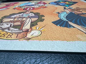 Image of Disney Traditional Tattoo Flash Sheet: D07 11x14