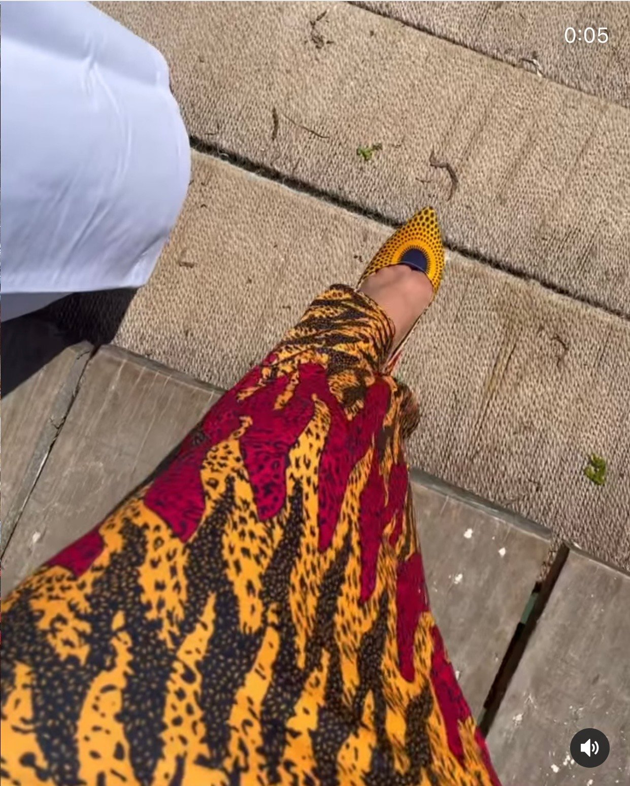Image of AFRICAN ANKARA PRINT PUMPS (SIZE 41)