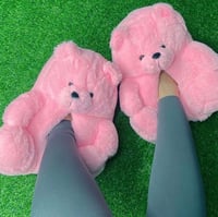 Image 2 of Teddy Bear Slippers 