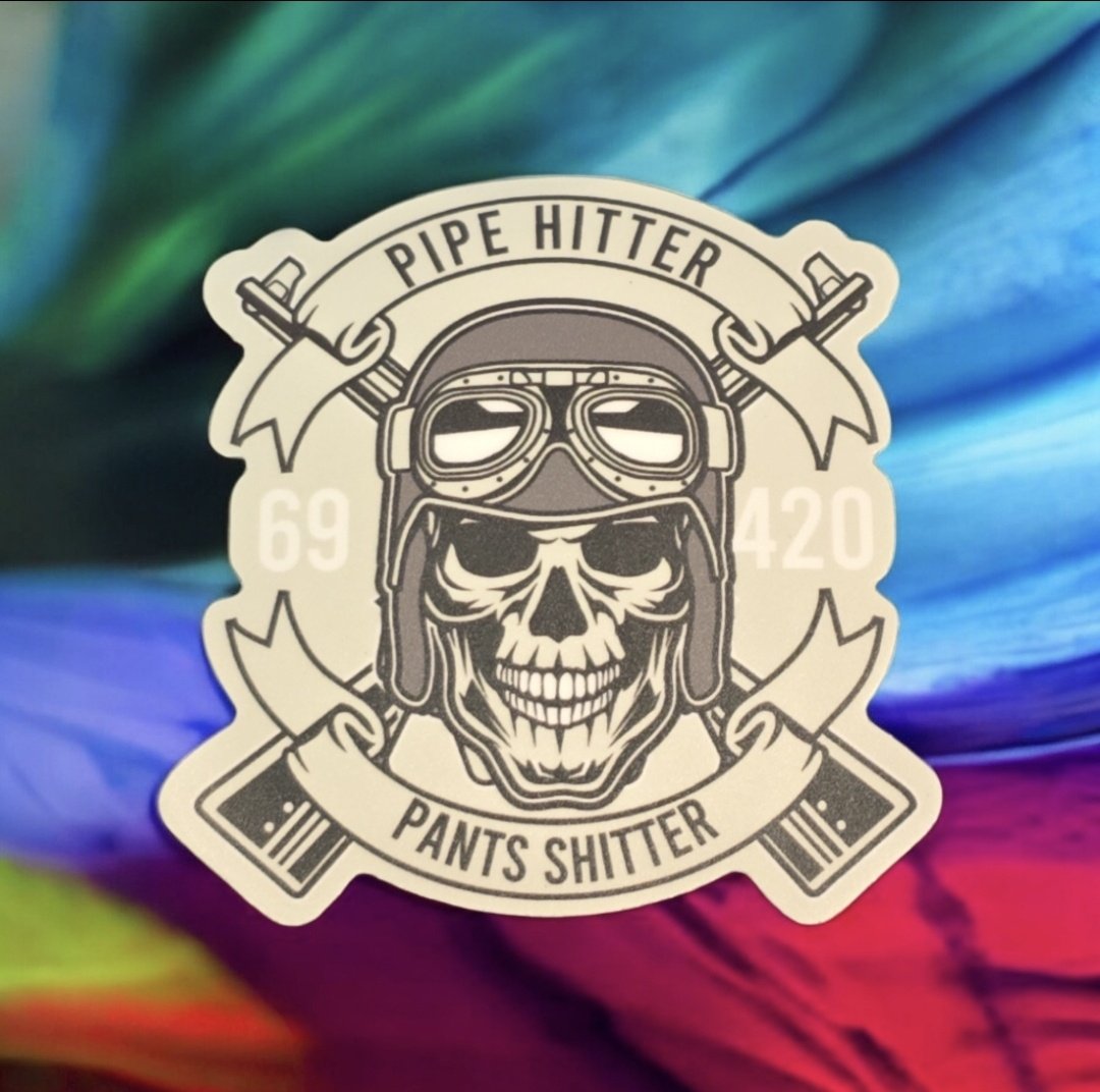 412. PIPE HITTER STICKER | Gun Slaps