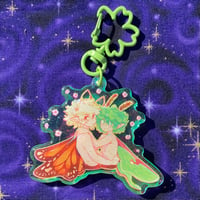 Image 1 of MoonSetSoda Fae BakuDeku Rainbow Acrylic Keychain 