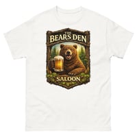 Image 4 of  Bear’s Den Saloon Unisex T-Shirt | Rustic Wilderness Bar Tee | Western Wildlife Saloon Shirt