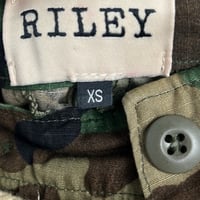 Image 4 of RILEY camo patch vintage repurposed shorts