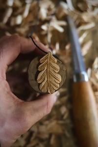 Image 4 of Oak leaf pendant..