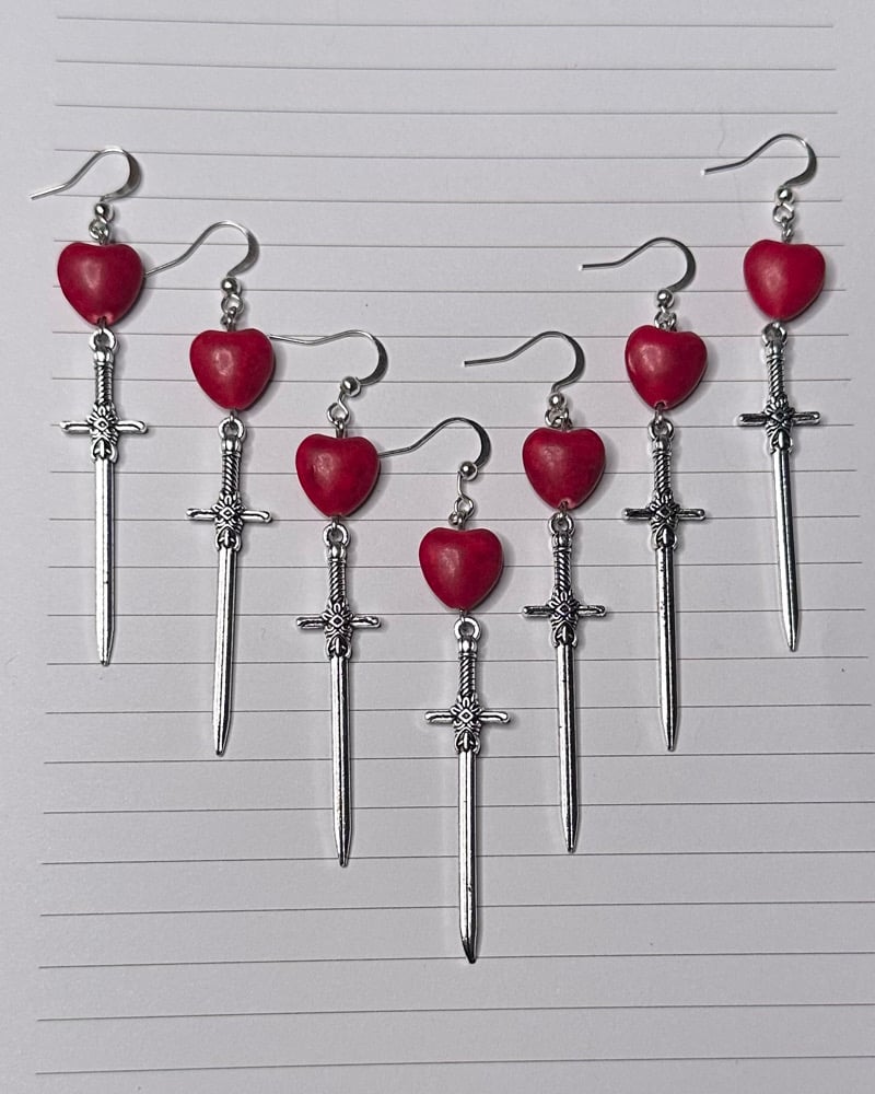 Image of protection heart dangles