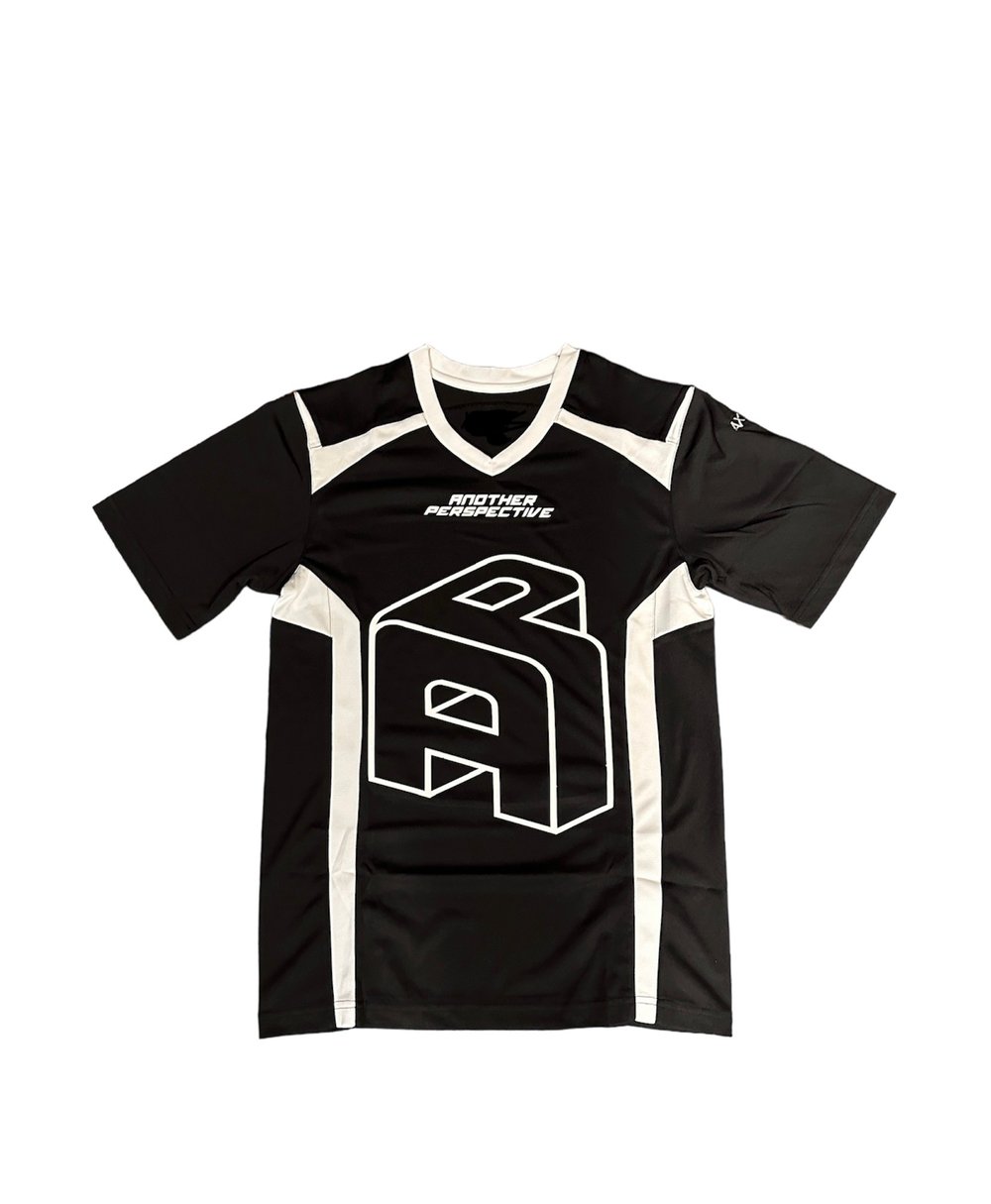 Image of Black/White 3-D Perspective Jersey