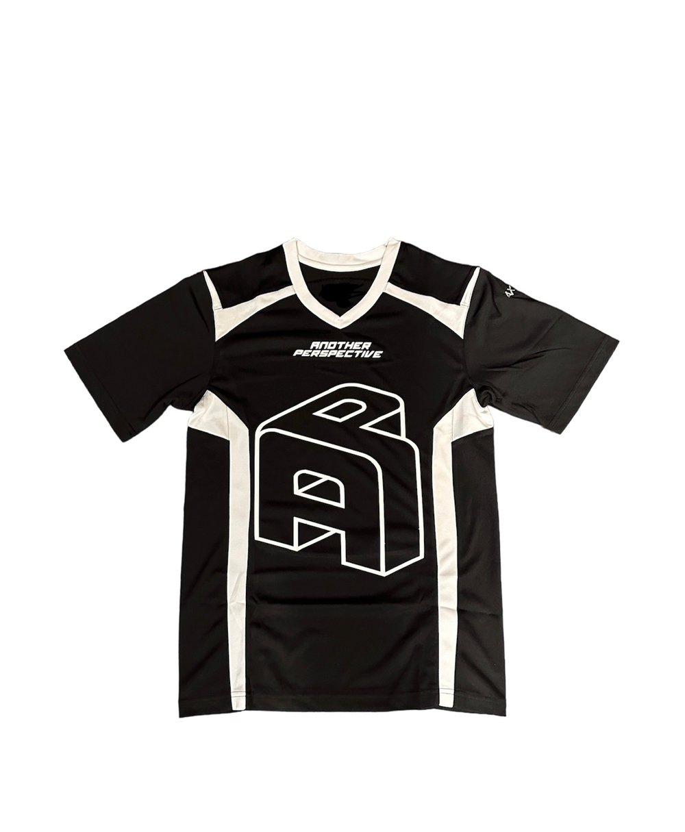 Image of Black/White 3-D Perspective Jersey