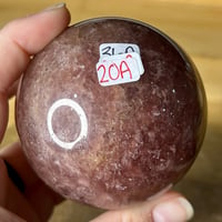 Image 2 of Strawberry Quartz Sphere (36A)