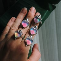 Image 2 of Aurora Opal Rings 