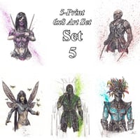 Image 7 of 5-Print Set Mortal Kombat 6x8 Signed Art Print Set 5